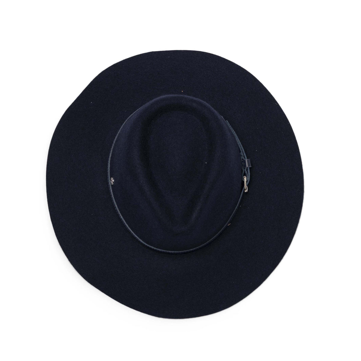 Canopy Bay by Deborah Hutton Bromley Felt Fedora Navy Marle Erilan