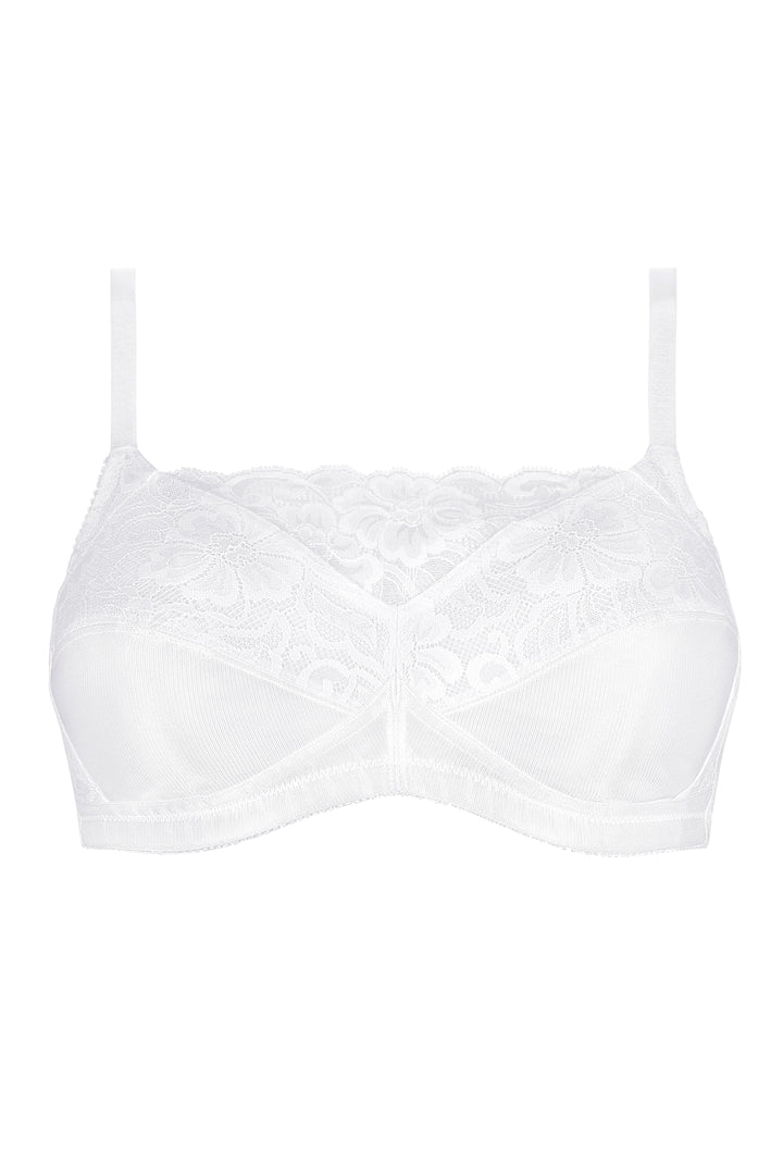 Amoena Isabel Mastectomy Camisole Bra - White - Erilan