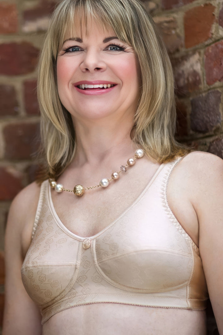 ABC Rose Contour Mastectomy Bra - Beige - Erilan