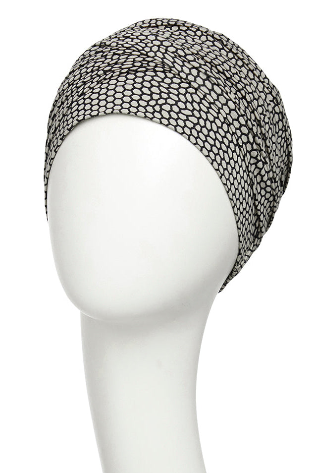 Christine Shanti Hair Loss Turban - Beige Snake
