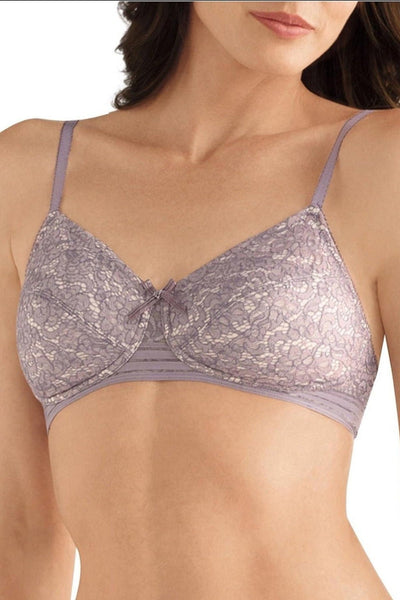 Amoena Blair Wire-Free Mastectomy Bra - Dusty Lilac - Erilan