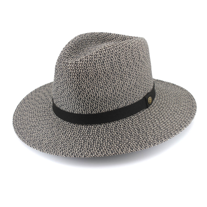 Cancer Council Outback Lightweight Fedora - Grey/Black - Erilan