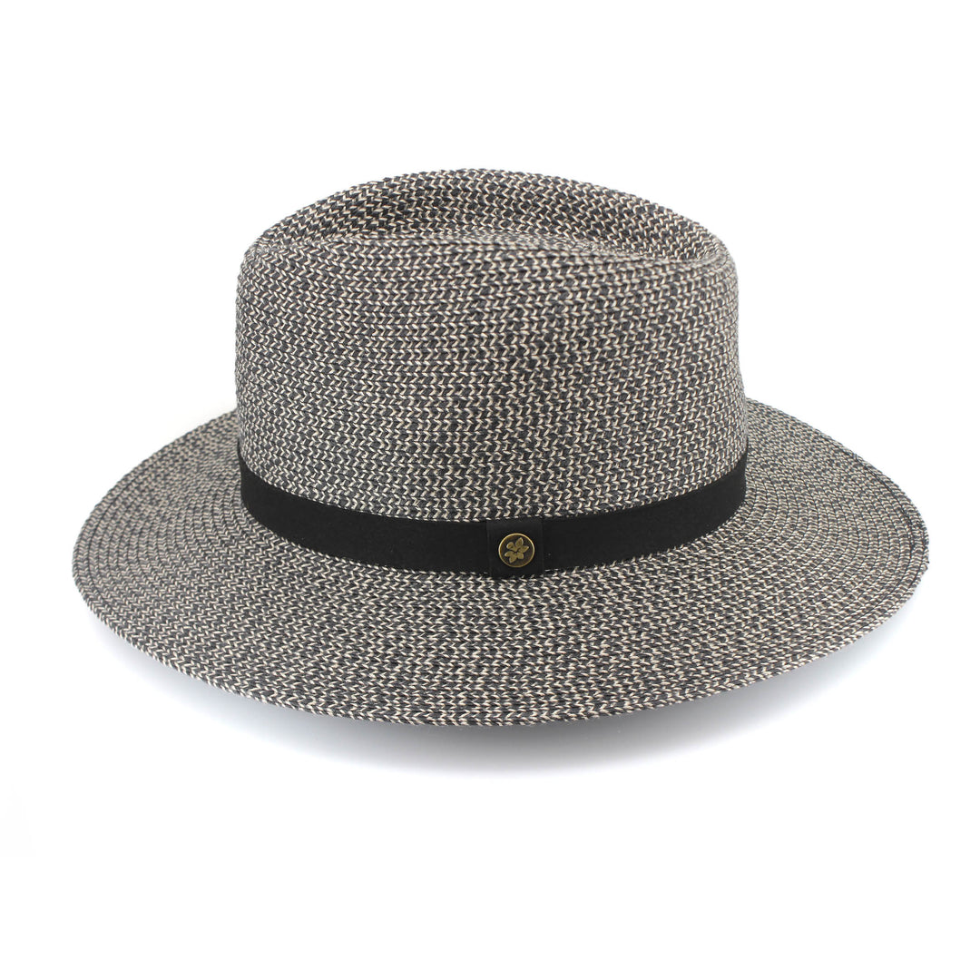 Cancer Council Outback Lightweight Fedora - Grey/Black - Erilan