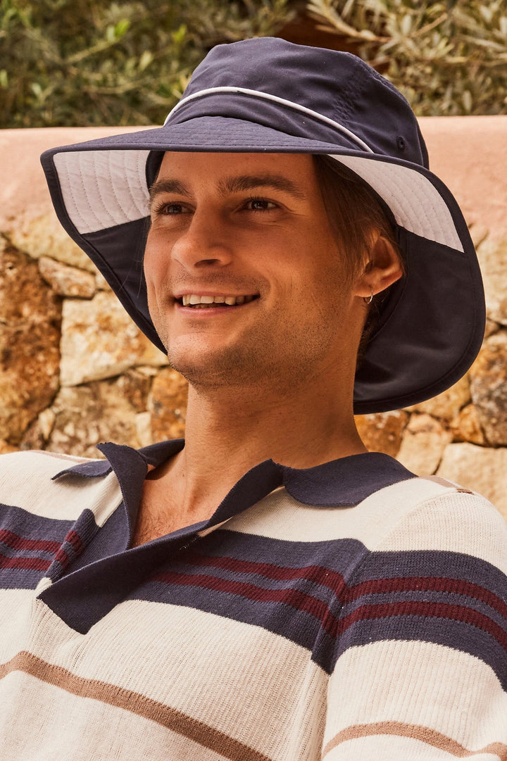 Cancer Council Marvin Bucket Hat - Navy - Erilan