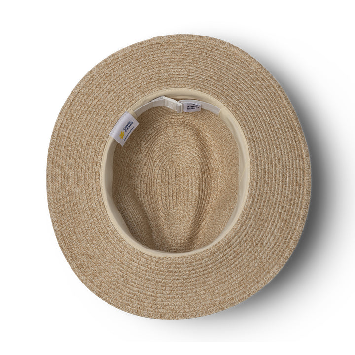 Cancer Council Cafe Flexibraid Fedora Unisex - Natural - Erilan