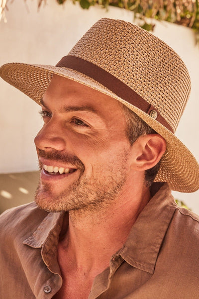 Cancer Council Outback Lightweight Fedora - Chocolate - Erilan