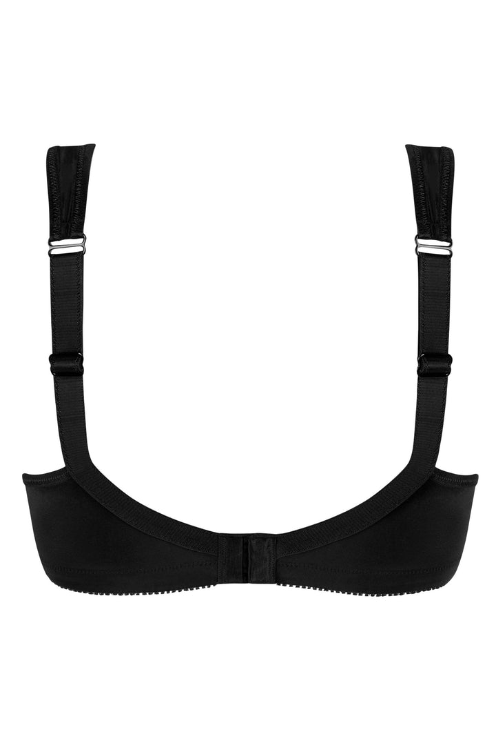 Amoena Isadora Wire Free Mastectomy Bra - Black - Erilan