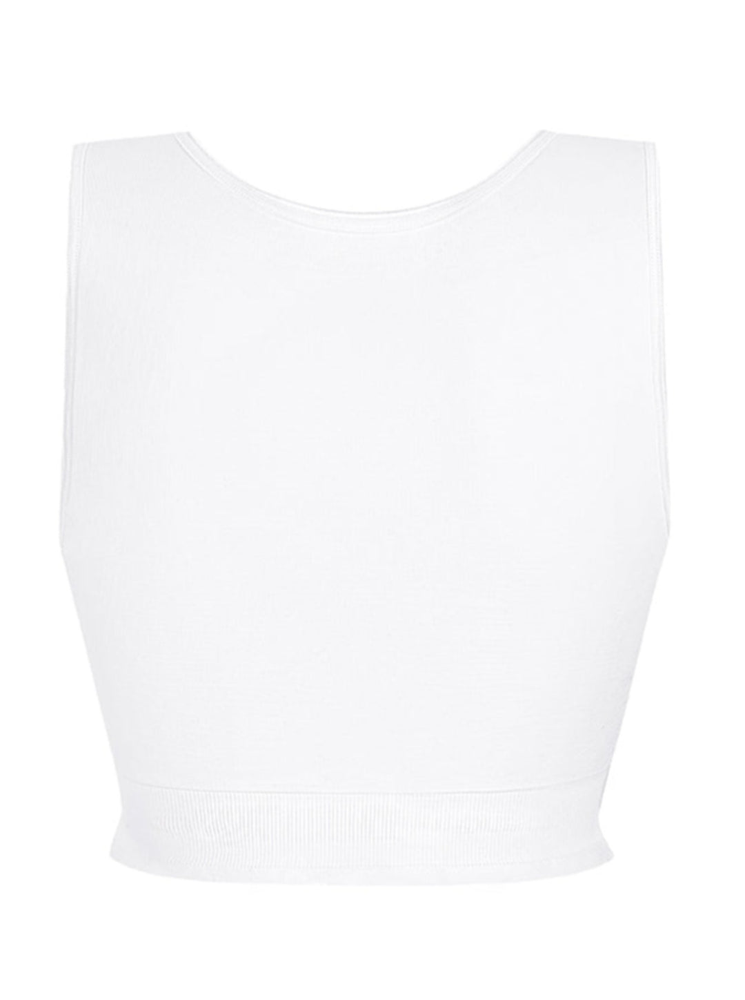 Amoena Lymph Flow Long Front Closure Soft Bra - White - Erilan