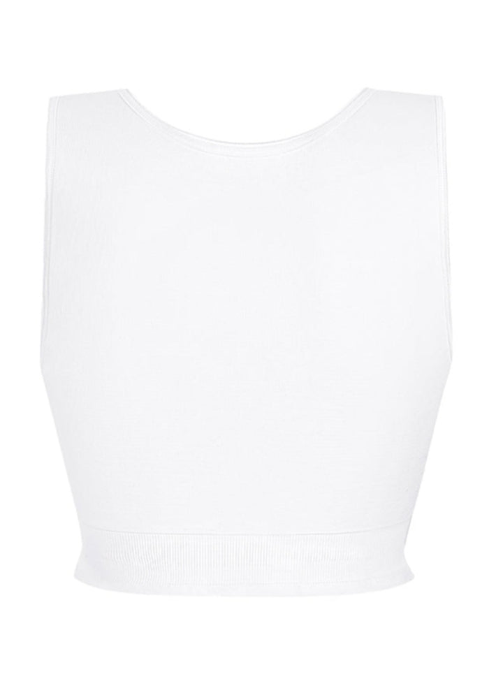 Amoena Lymph Flow Long Front Closure Soft Bra - White - Erilan
