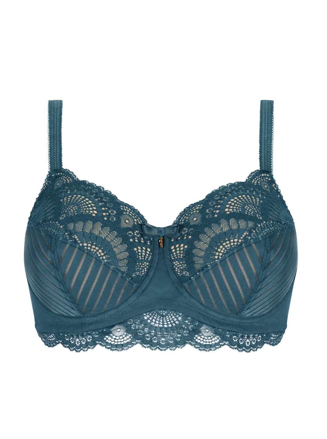 Amoena Karolina Underwire Mastectomy Bra - Dark Teal - Erilan