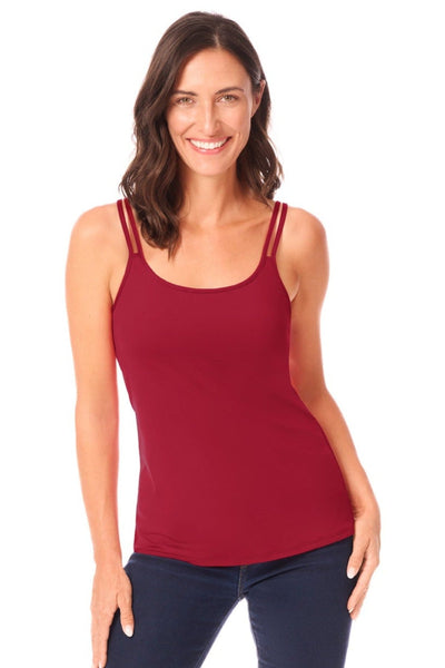 Amoena Valletta Mastectomy Top - Chilli Red - Erilan