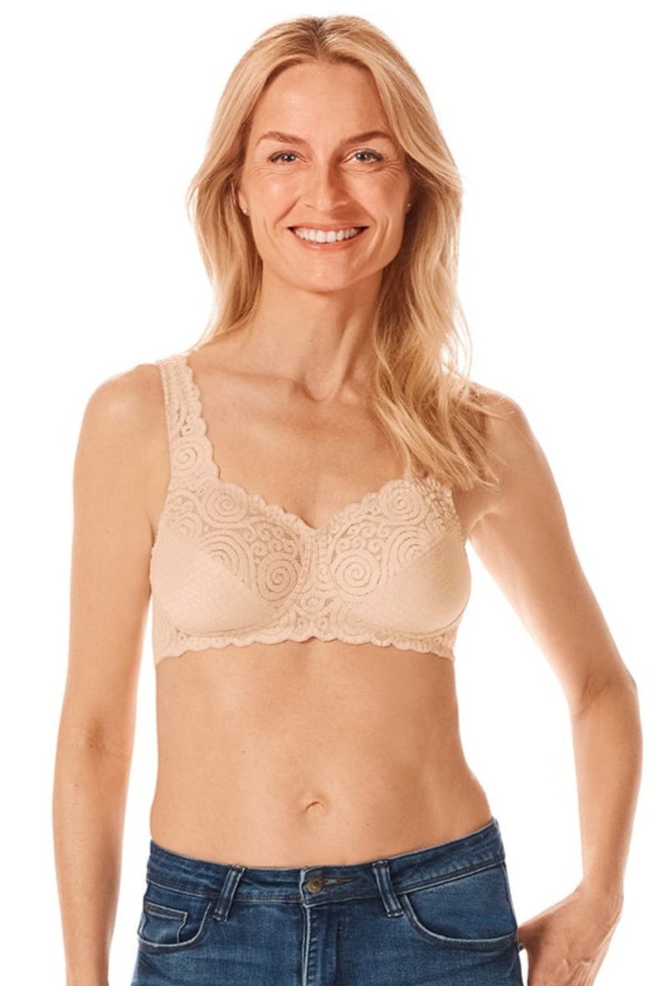 Amoena Jasmin Wire Free Mastectomy Bra - Erilan