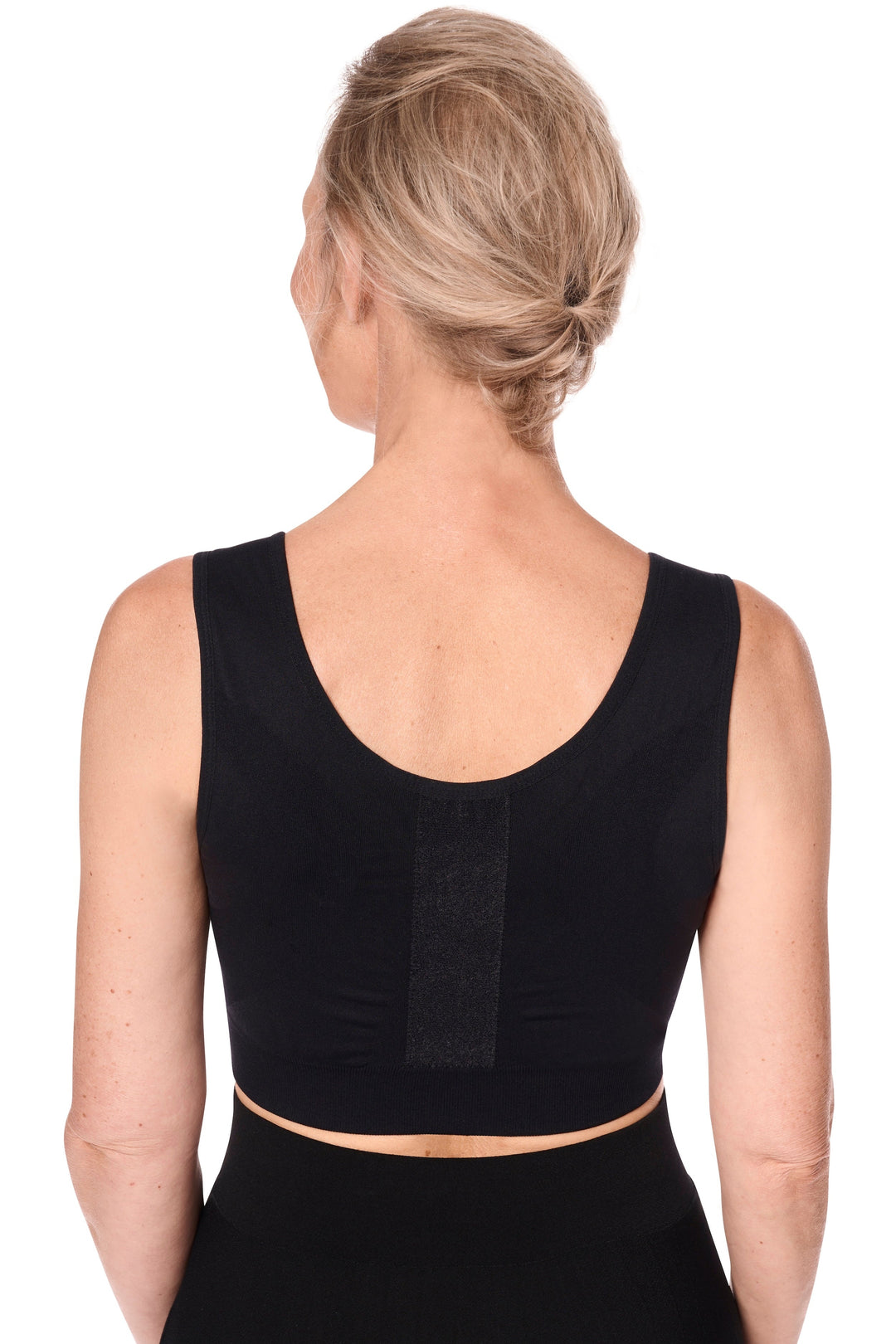 Amoena Sina Seamless Surgical Bra - Black - Erilan
