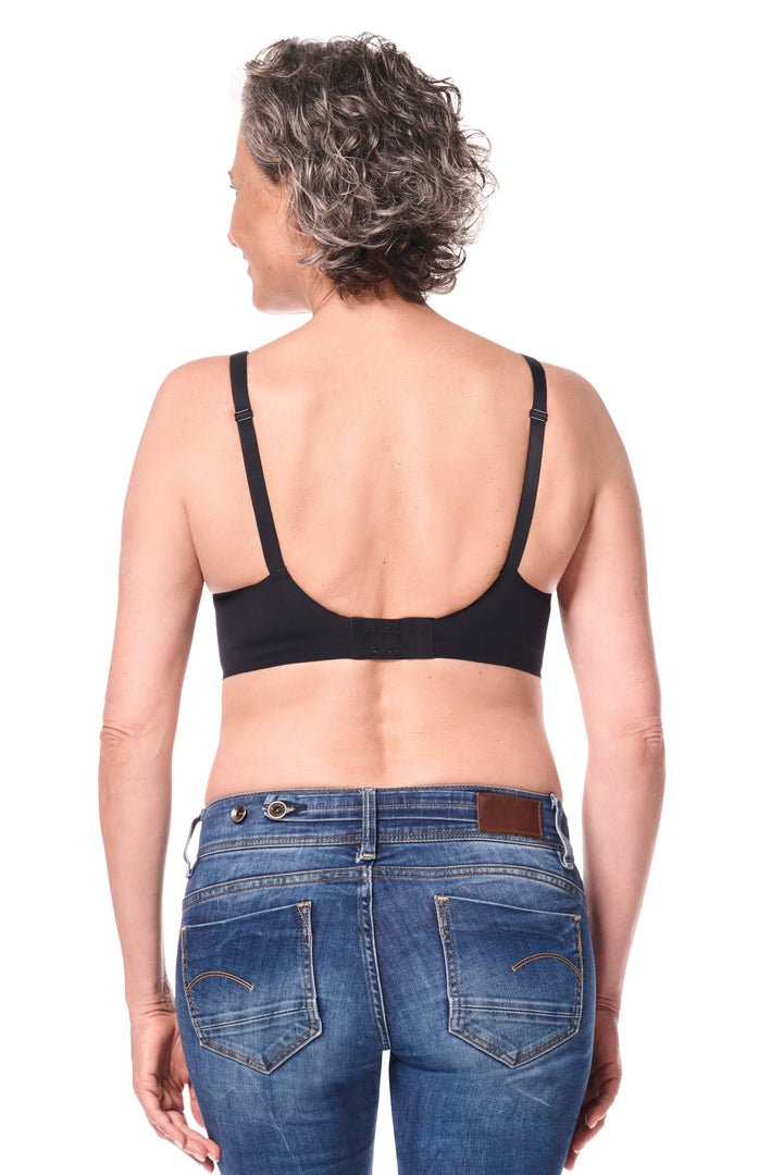 Amoena Esra Wirefree Mastectomy Bra - Black