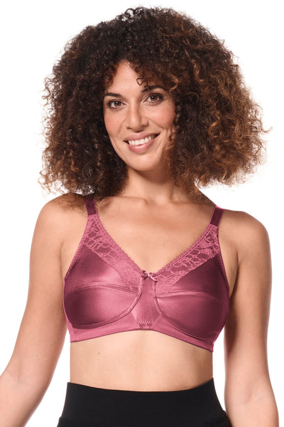 Amoena Nancy Wire Free  Mastectomy Bra - Rouge - Erilan