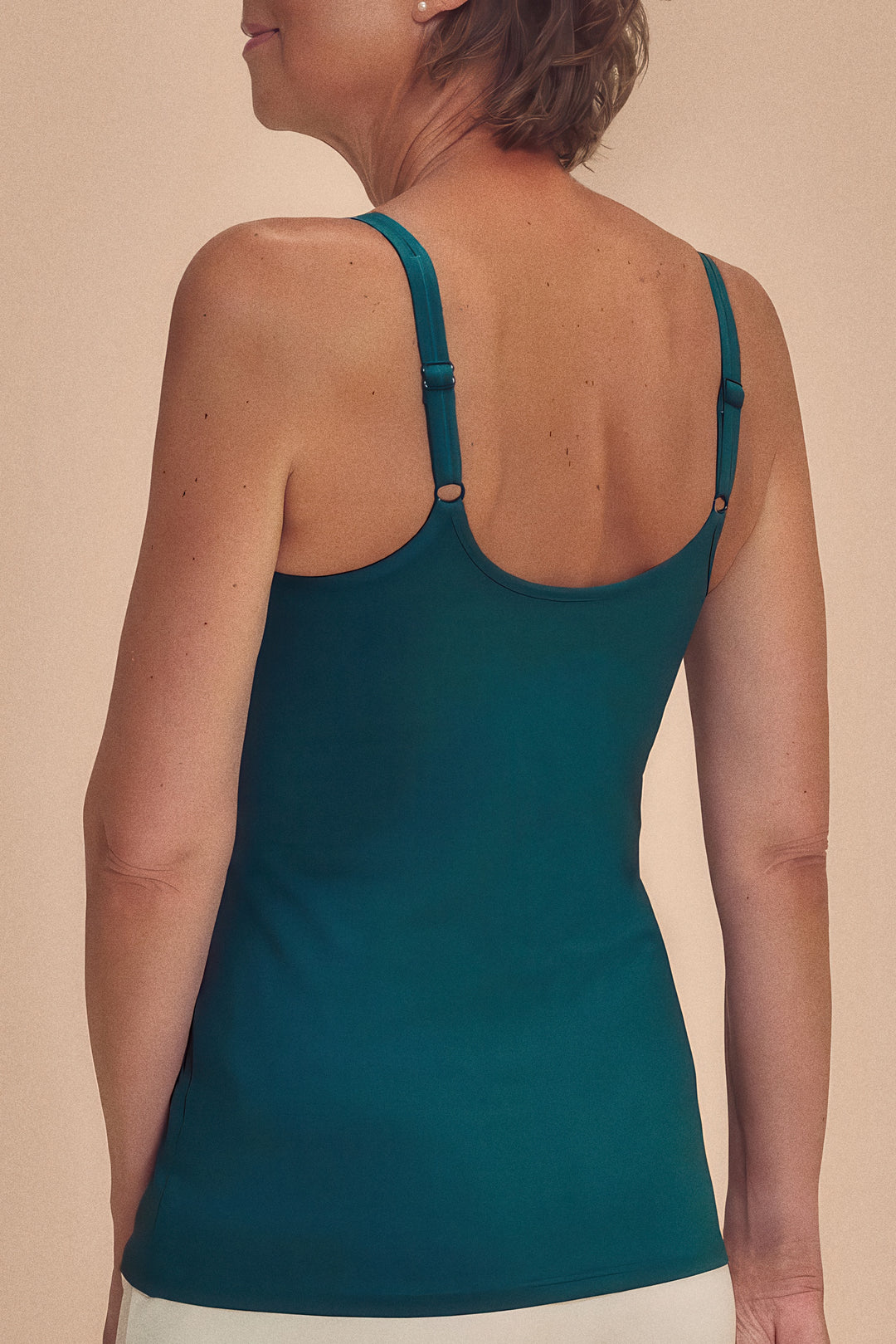 Amoena Valletta Mastectomy Top - Deep Emerald - Erilan