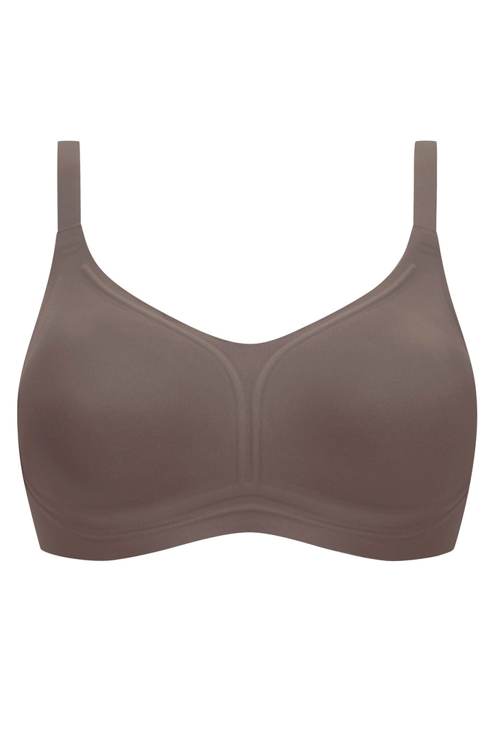 Amoena Wave® pure Wire Free Mastectomy Bra - Deep Taupe