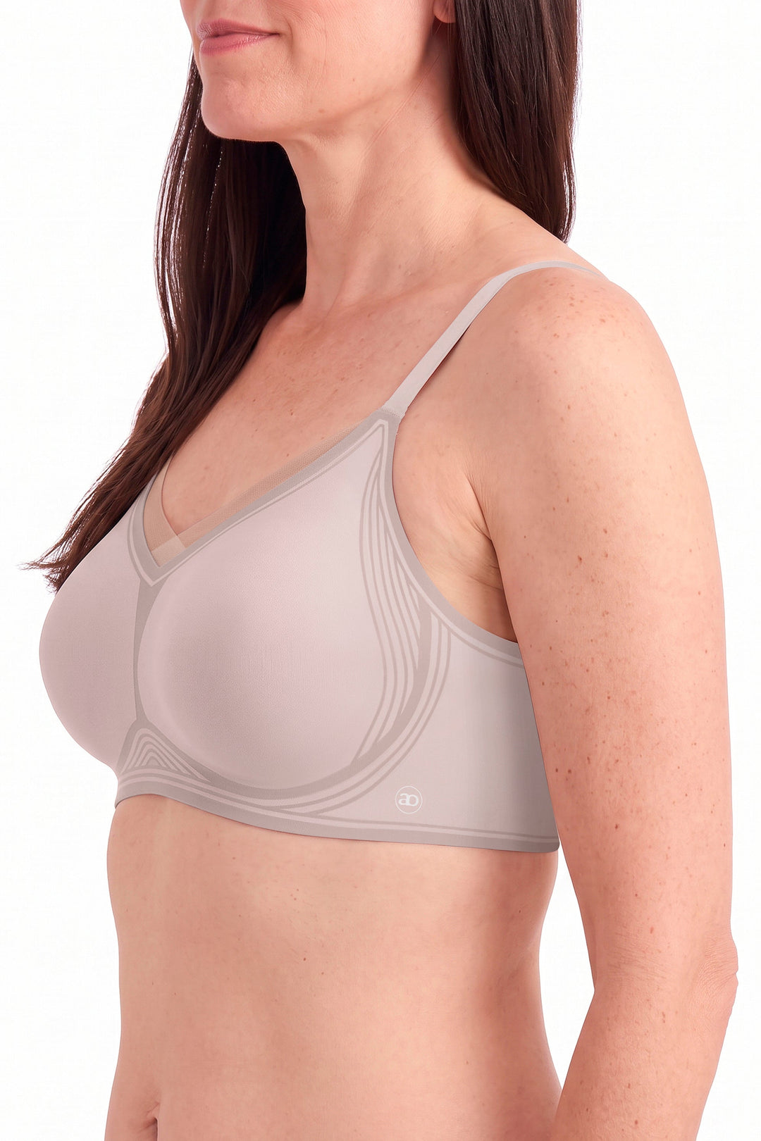 Amoena Wave® magic Wire Free Mastectomy Bra - Light Mauve - Erilan