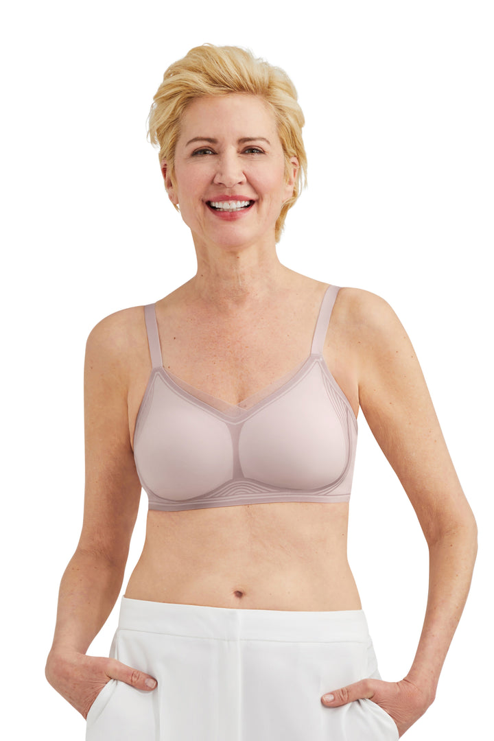 Amoena Wave® magic Wire Free Mastectomy Bra - Light Mauve