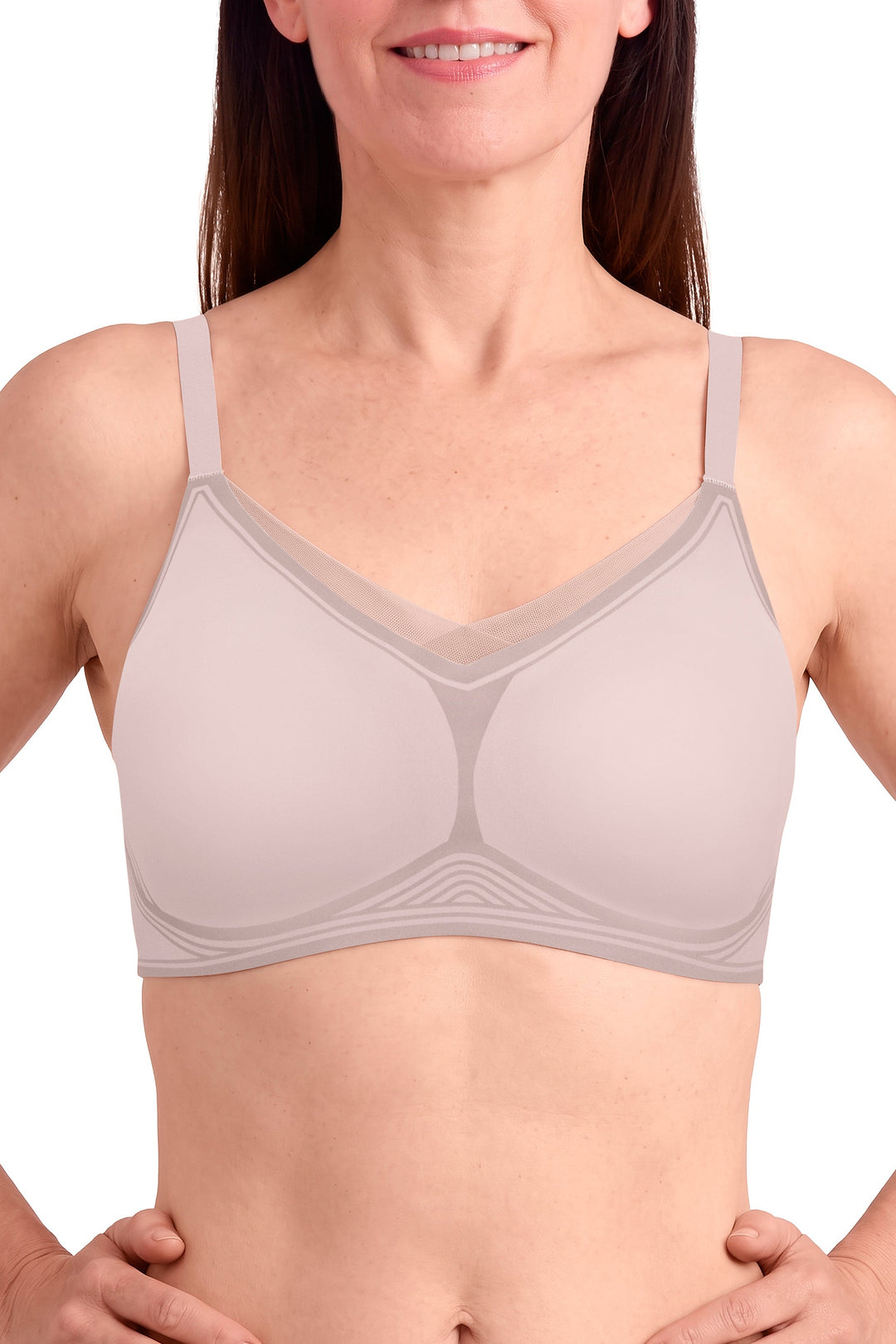 Amoena Wave® magic Wire Free Mastectomy Bra - Light Mauve - Erilan