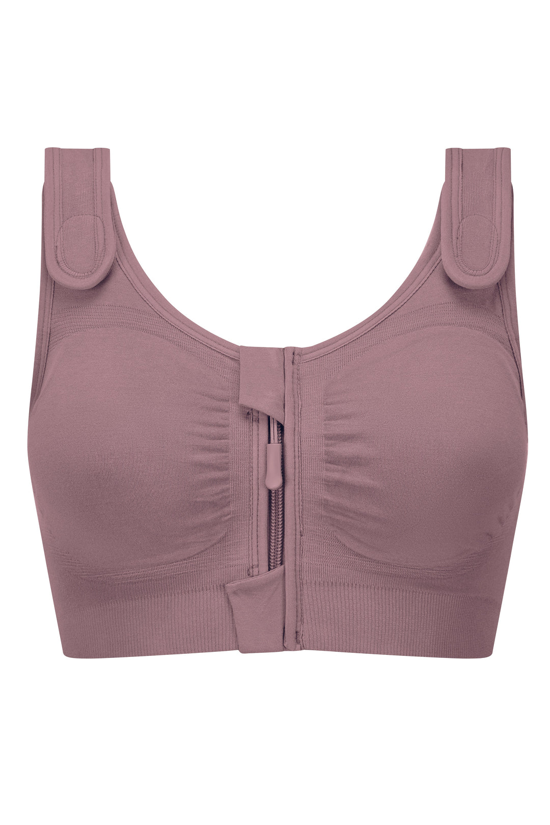 Amoena Leyla Seamless Surgical Mastectomy Bra - Dark Mauve - Erilan