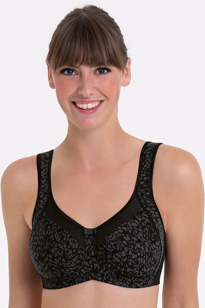 Anita Clara Art Wire-free Mastectomy Bra - Black - Erilan