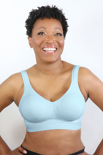 ABC Everyday Comfort Mastectomy Bra - Blue - Erilan