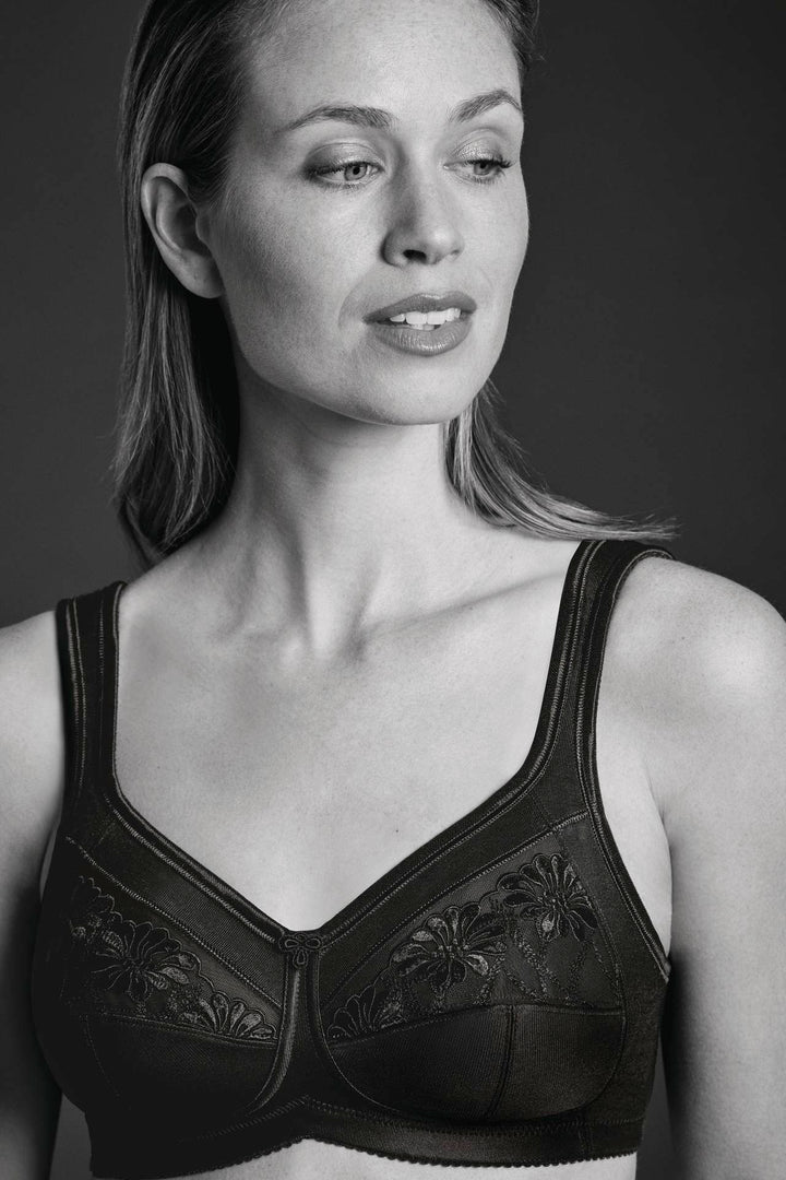 Anita Safina Wire Free Mastectomy Bra - Black - Erilan