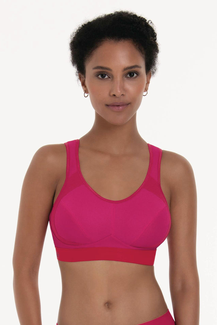 Anita Extreme Control Mastectomy Sports Bra - Candy Red - Erilan