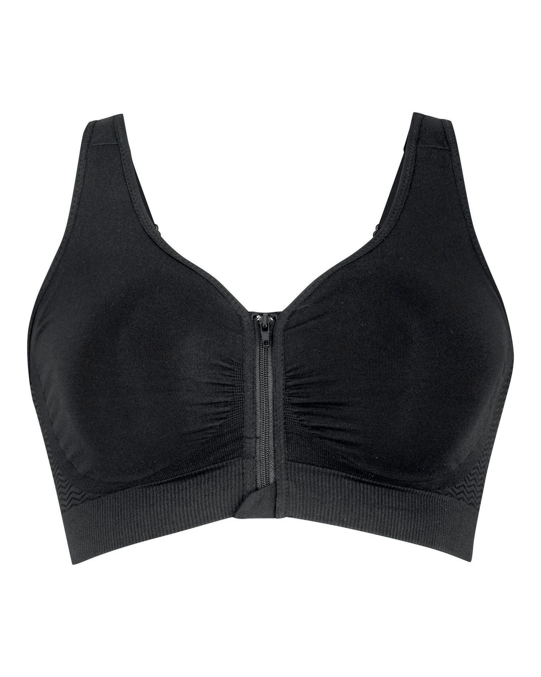 Anita Lynn Front Fastening Mastectomy Bra - Black - Erilan