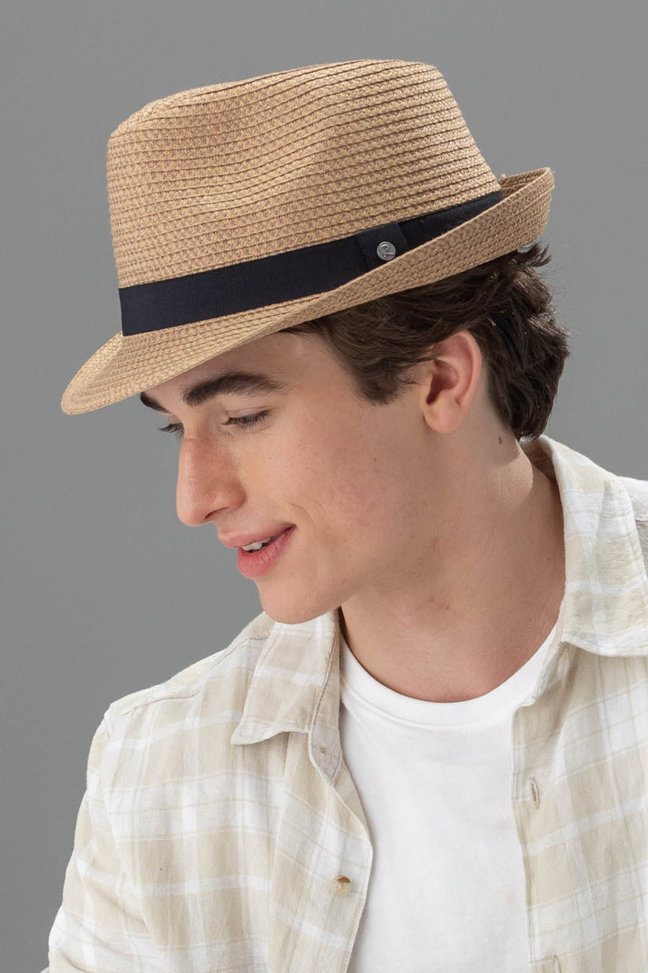 Rigon Unisex Resort Trilby - Caramel - Erilan