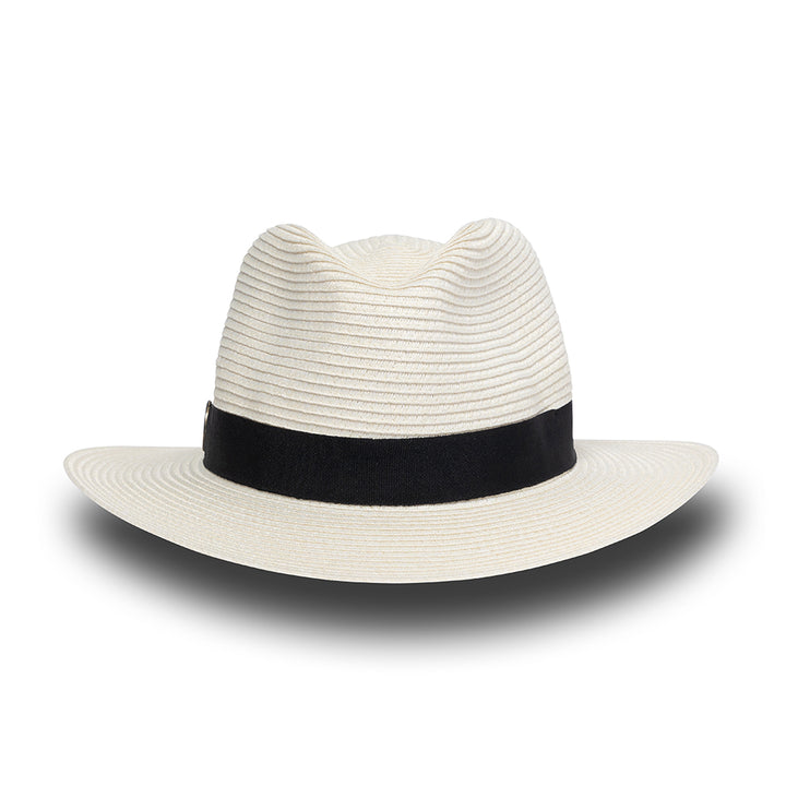 Evoke Phoenix Unisex Golf Panamate - Ivory - Erilan
