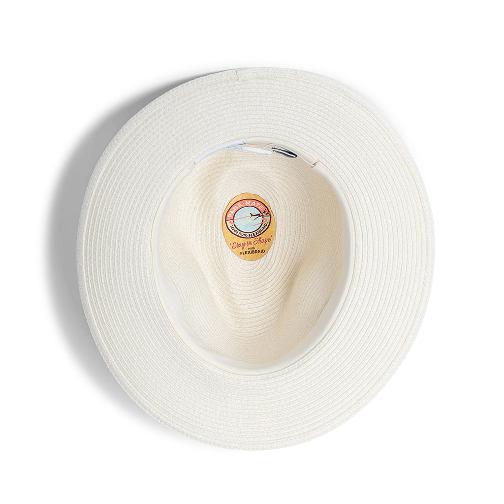 Evoke Phoenix Unisex Golf Panamate - Ivory - Erilan