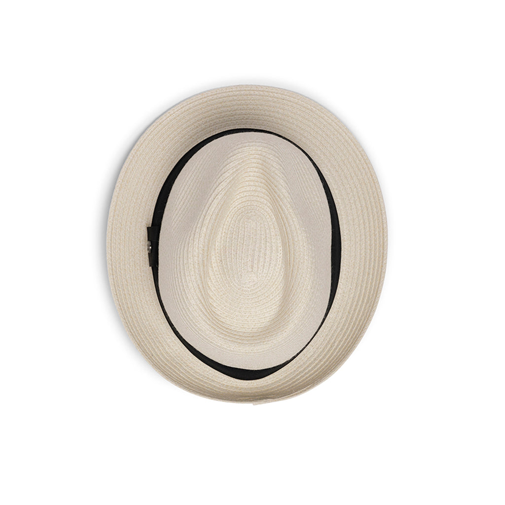 Evoke Harley Unisex Trilby - Ivory - Erilan
