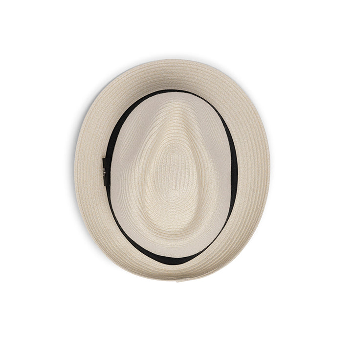 Evoke Harley Unisex Trilby - Ivory - Erilan