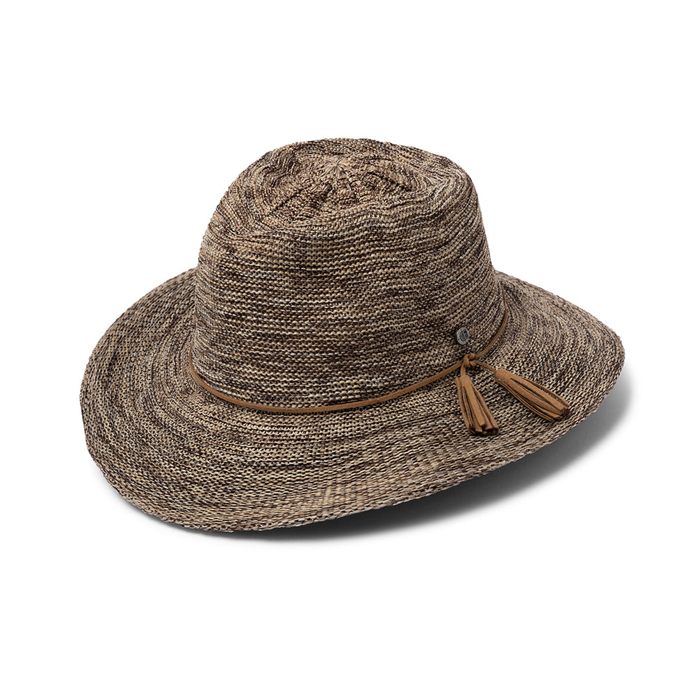 Evoke Caroline Fedora - Light Brown - Erilan