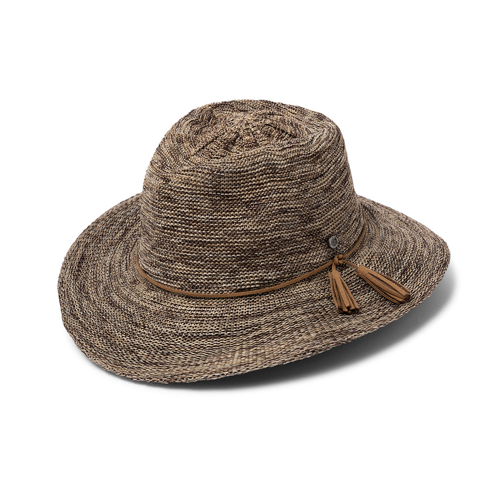 Evoke Caroline Fedora - Light Brown - Erilan