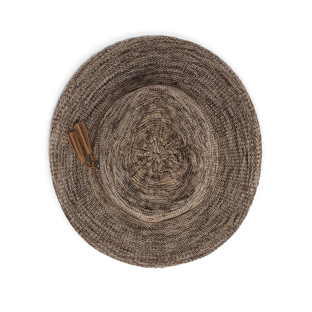 Evoke Caroline Fedora - Light Brown - Erilan