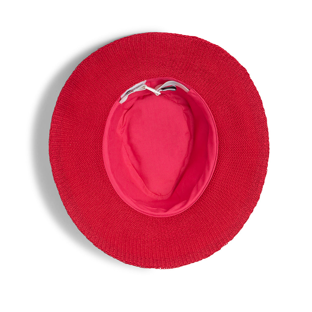 Evoke Aston Fedora - Mixed Red/Red - Erilan
