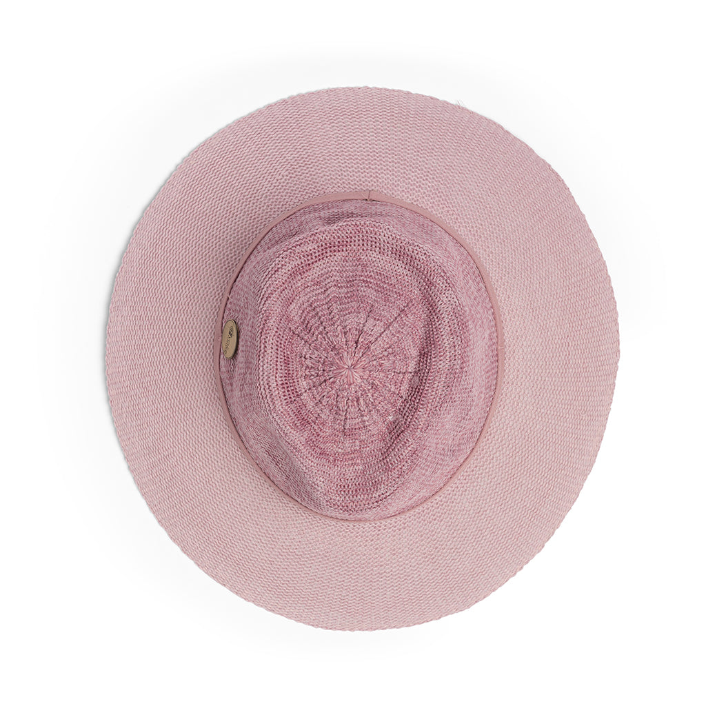 Evoke Aston Fedora - Old Rose/Pink - Erilan