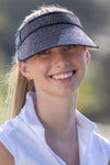 Evoke Pearl Golf Visor - Charcoal