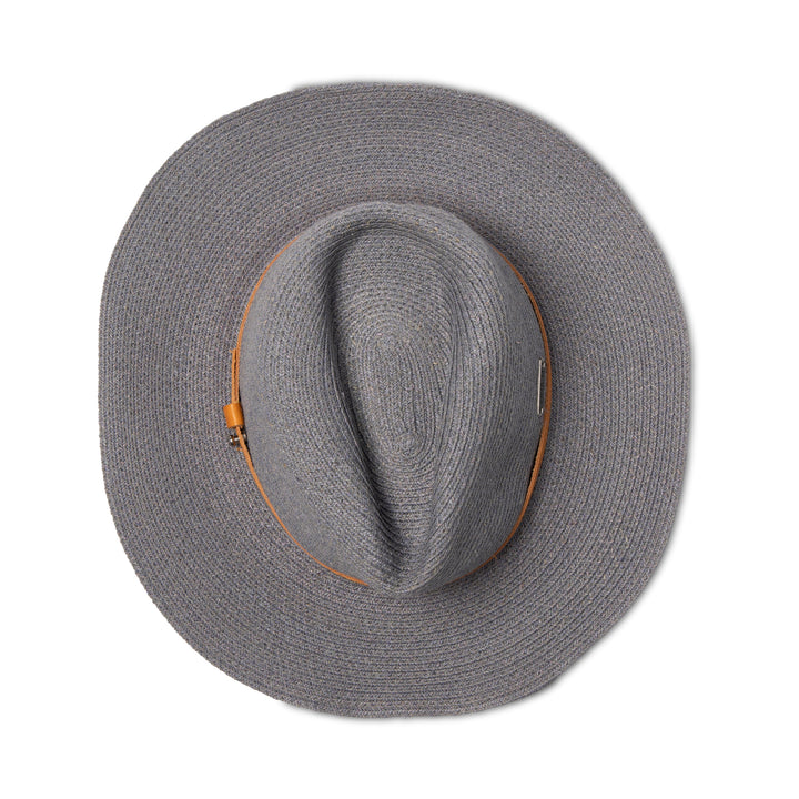Tina M Copenhagen Kathleen Raffia Wide Brim Fedora - Denim - Erilan