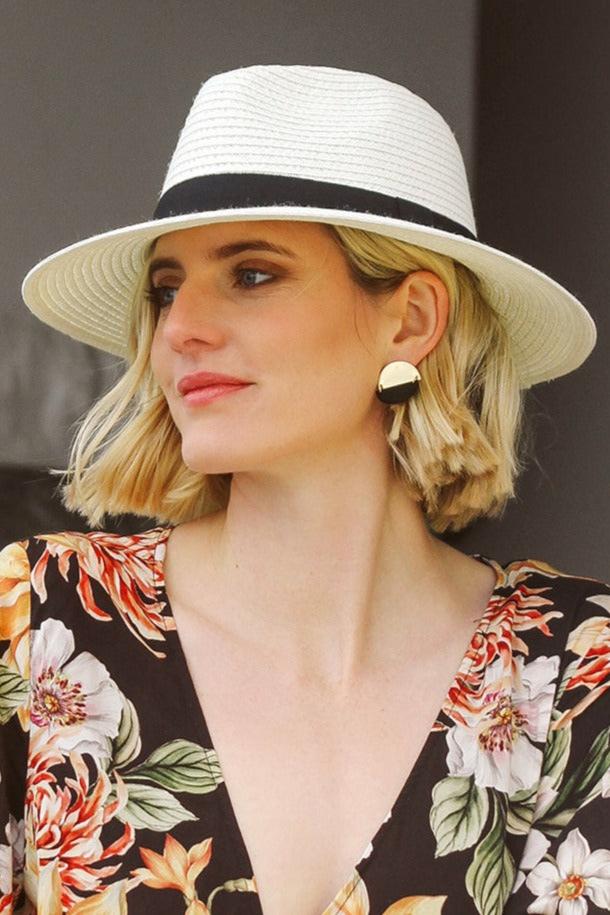 Rigon Apache Unisex Fedora - Ivory - Erilan