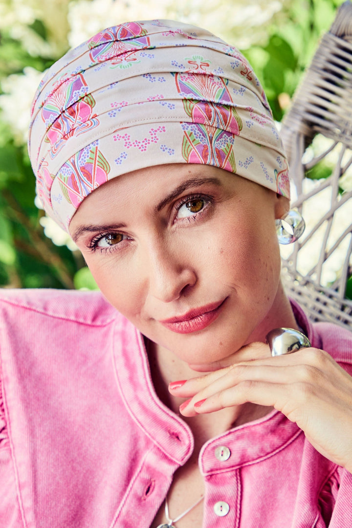 Christine Yoga Turban - Crocus Kaleidos - Erilan