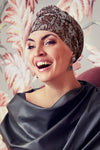 Christine Amber Boho Turban - Gold Dust Brown