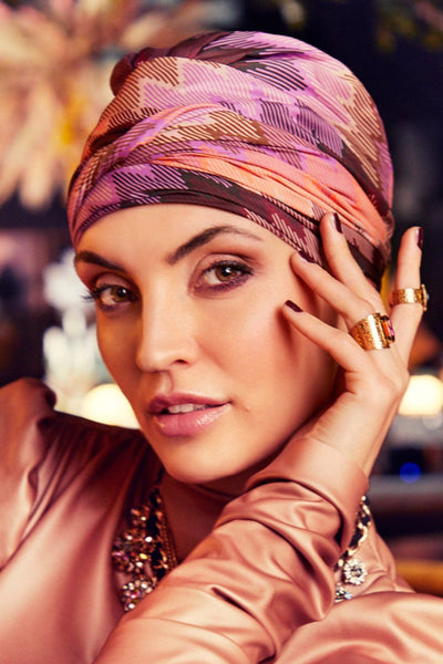 Christine Boho Sapphire Turban - Bohemian Vibes - Erilan