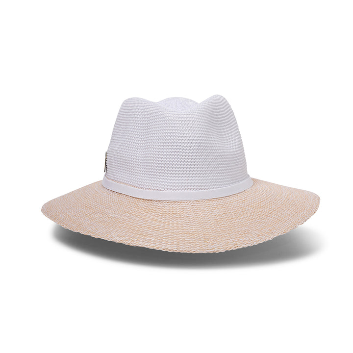 Evoke Aston Fedora - Wheat/White - Erilan