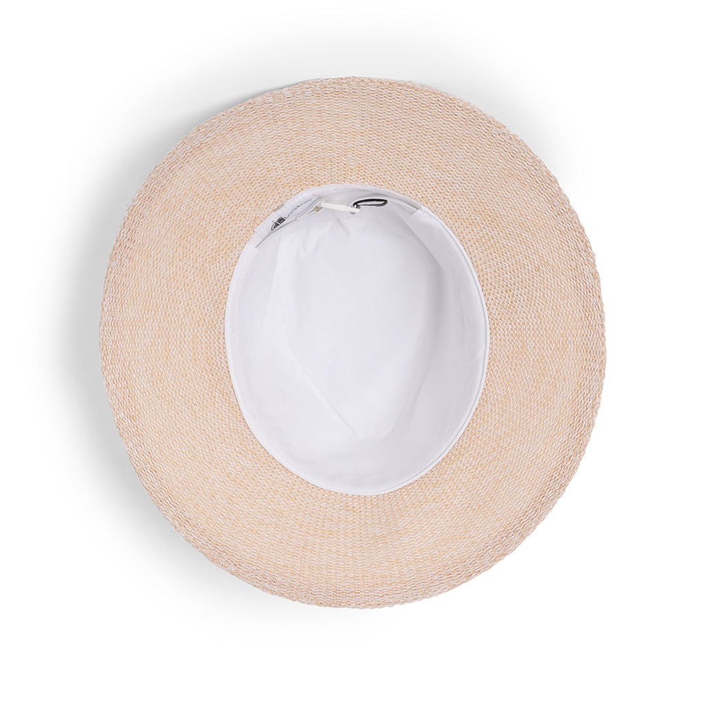 Evoke Aston Fedora - Wheat/White - Erilan