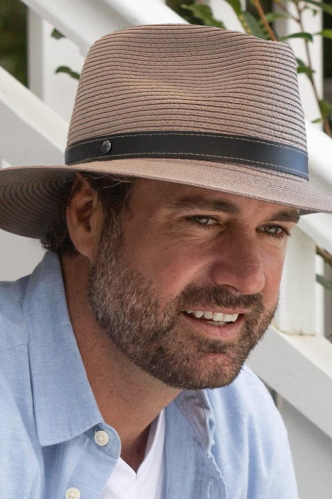 ooGee Stoney Creek Unisex Fedora - Taupe - Erilan