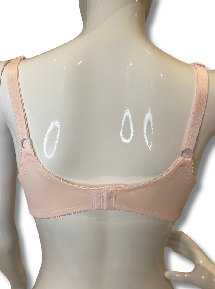 ABC Lace Front Mastectomy Bra - Pale Pink - Erilan